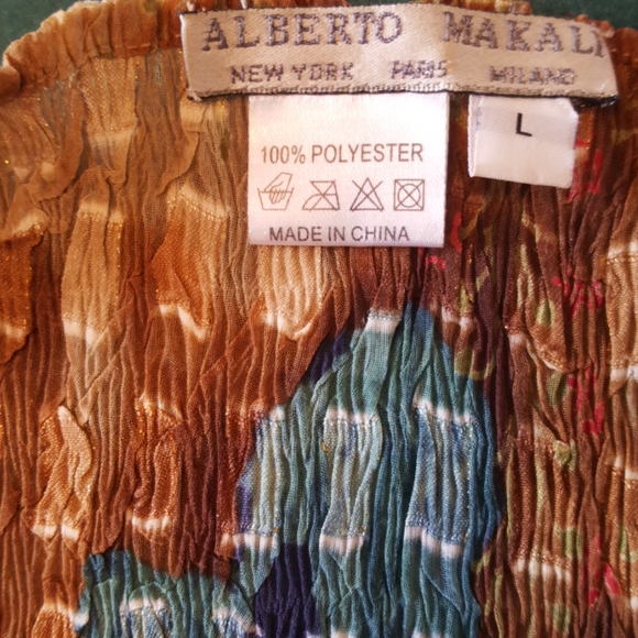 For spring & summer Alberto Makali large sleeveless top & 3/4 sleeved jacket set - Picture 7 of 8